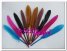 MIX COLORS ( 10 pieces ) goose feather straight 10-15 cm