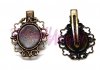 Pinza 32 mm bronce estilo vintage con camafeo 32x28 mm Pinza 32 mm bronce estilo vintage con camafeo 32x28 mm