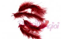 Feather 60-80 mm GARNET ( 1 ud )