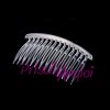 Comb Split tooth transparent plastic. 45x75 mm