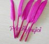 Pluma recta OCA color FUCSIA 10-15 cm