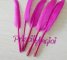 FUCHSIA goose feather straight 10-15 cm