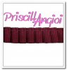 Plisado Falla grosgrain cinta ROJO GRANATE 046 ( 0.5 cm ) Plisado Falla grosgrain cinta ROJO GRANATE 046 ( 0.5 cm )
