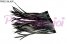 Fleco plumas oca color NEGRO, 10 cm (35-40 plumas)