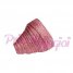 Cinta de sinamay 1 cm ancho - color ROSA DUSTY - 20 cm