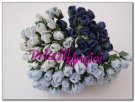 BLUE TONE mulberry paper closed rosebuds - 4 mm - 100 pces