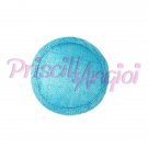 Base sinamay para tocado Redonda 11 cm color TURQUESA