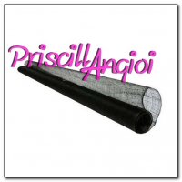 Sinamay liso NEGRO sin endurecer 45 cm X 1 metro