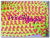 Fleco de Madroño mini pompon BICOLOR FLUOR- sección - 50 cm - Fleco de Madroño mini pompon BICOLOR FLUOR- sección - 50 cm -