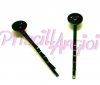 Black Hair clip hair pin bobby pin with pad 38 mm