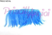 BLUE ROYAL Feather Fringe rooster neck - 10 cm ( 30 feather )