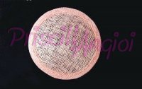 PALE PINK Round Sinamay Base 16 cm