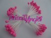 50 FUCHSIA colour long stem stamens ( 25 double pistils ) 50 FUCHSIA colour long stem stamens ( 25 double pistils )