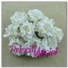 WHITE colour small gardenia 3.5 mm ( 5 pces.)