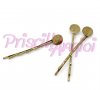 Bronze Vintage Hair clip hair pin bobby pin with pad 44 mm