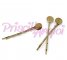 Bronze Vintage Hair clip hair pin bobby pin with pad 44 mm