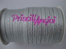 Bias binding METALLIC SILVER 100 7 mm ( 0.5 m )