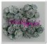 Light blue 2 tone open roses 20 mm ( 5 pces.)