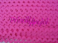 Picunela FUCSIA Ric Rac Ondulina 100% Polister 8mm ( 0.50 cm )