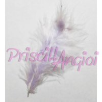 Gray Marabou feather 120-140 mm ( 1 pce )