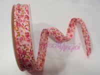 100% cotton bias tape, 18 mm, Liberty pinks