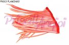 Fleco plumas oca color ROSA FLAMINGO, 10 cm (35-40 plumas)
