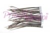 SILVER Feather Fringe Spiky Biot, 10 cm ( 35-40 feather )