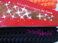 BLACK little Pom pom fringe / trim - 50 cm - ribbon