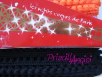 Fleco de Madroo mini pompon NEGRO- seccin - 50 cm -