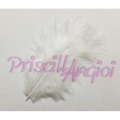 Pluma marab 120-140 mm color blanco ( 1 ud)