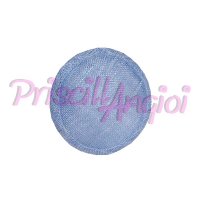 CORNFLOWER Round Sinamay Base 11 cm