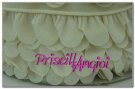 Petal trim ribbon IVORY - 1 meter