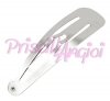 Gancho ranita horquilla cabello base plateada 49x13 mm Gancho ranita horquilla cabello base plateada 49x13 mm
