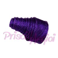 PURPLE Ribbon sinamay bias binding 3 cm wide