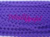 Picunela MORADO ric rac ondulina 100% Polister 8mm ( 0.50 cm )