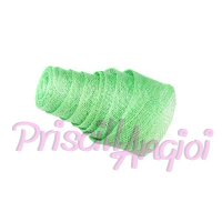 APPLE GREEN Ribbon sinamay bias binding 3 cm wide