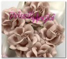 PALE PINK tone japanese sweet moon roses 2.5 cm ( 5 pces.)