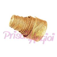 GOLD / GOLDEN Ribbon sinamay bias binding 3 cm wide