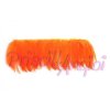 ORANGE Feather Fringe rooster neck - 10 cm ( 30 feather )