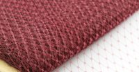 Wine Bordeaux Veiling plain ( 22 cm width ) - 25 cm