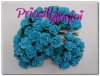 LIGHT TURQUOISE open roses 1.5 cm ( 10 pces.)