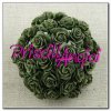 OLIVE GREEN open roses 1.5 cm ( 10 pces.)