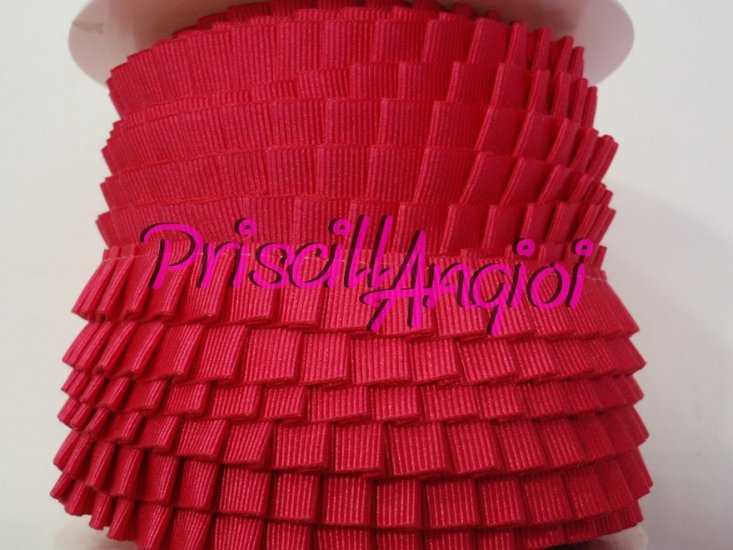 Plisado Falla grosgrain cinta FUCSIA 039 ( 0.5 cm ) - Haga un click en la imagen para cerrar