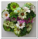 Green Chrysanthemums flower 45 mm ( 5 different pces.)