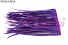 Fleco plumas oca color PURPURA, 10 cm (35-40 plumas)