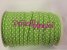 GREEN Bias binding cotton polka dot spot 7 mm ( 0.5 m )