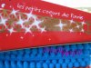 Fleco de Madroño mini pompon AZUL TURQUESA - sección - 50 cm - Fleco de Madroño mini pompon AZUL TURQUESA - sección - 50 cm -