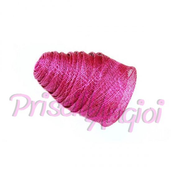 Cinta de sinamay 3 cm ancho - color FUCSIA OSCURO - 20 cm - Haga un click en la imagen para cerrar