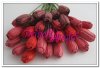 Tulipanes tonos rojos de 10 mm ( 5 uds ) Tulipanes tonos rojos de 10 mm ( 5 uds )