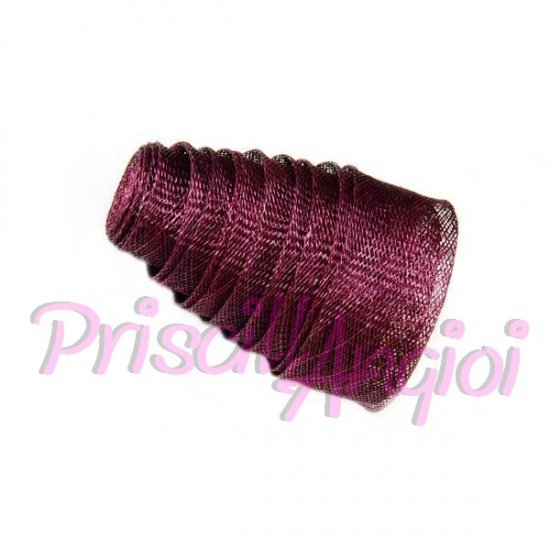 Cinta de sinamay 3 cm ancho - color MORADO - 20 cm - Haga un click en la imagen para cerrar